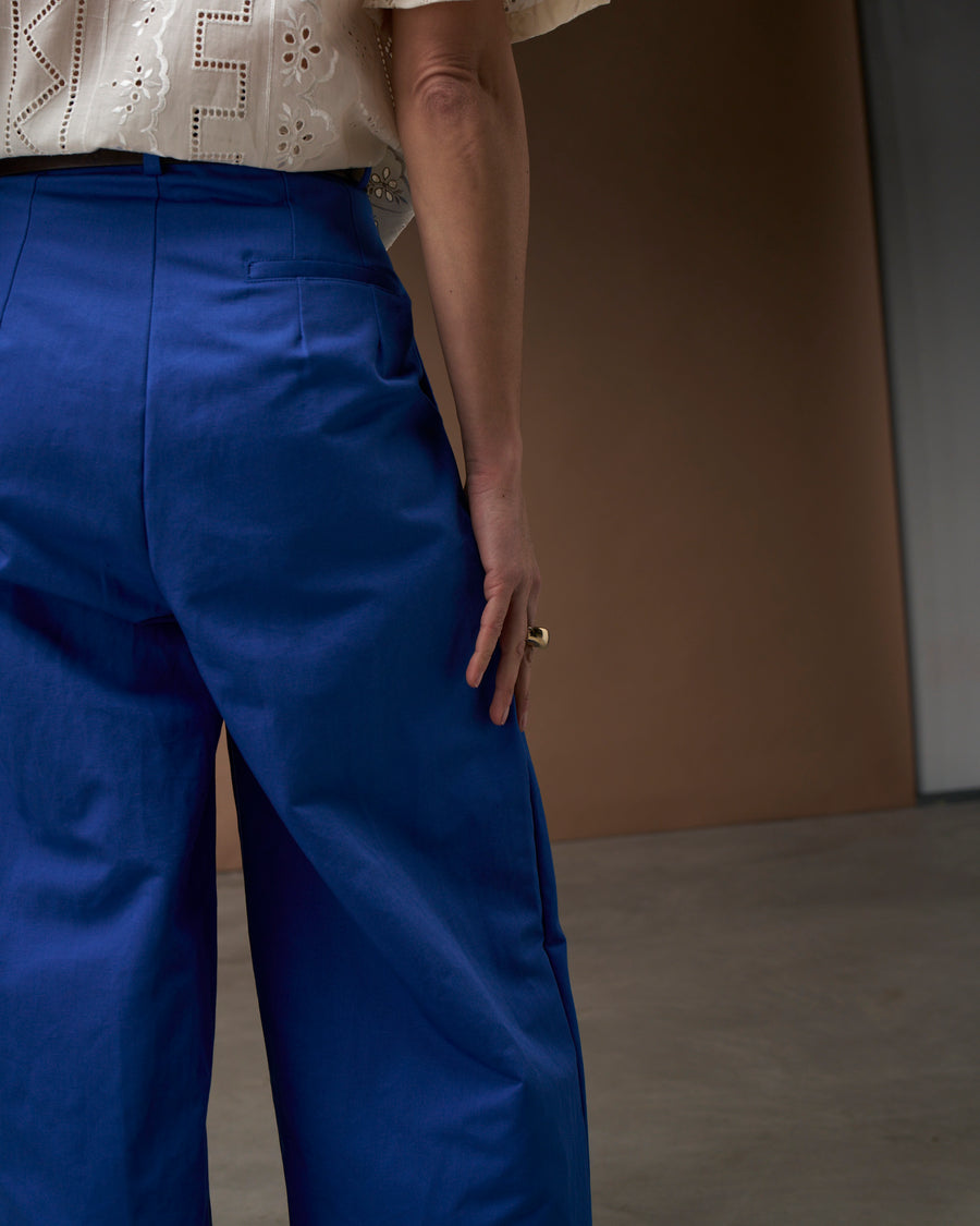 Pantalone Richard  | Cotone Blu China