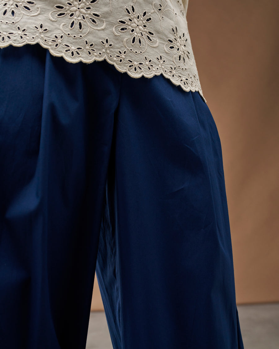 Pantalone Timo  | Cotone Blu Mora