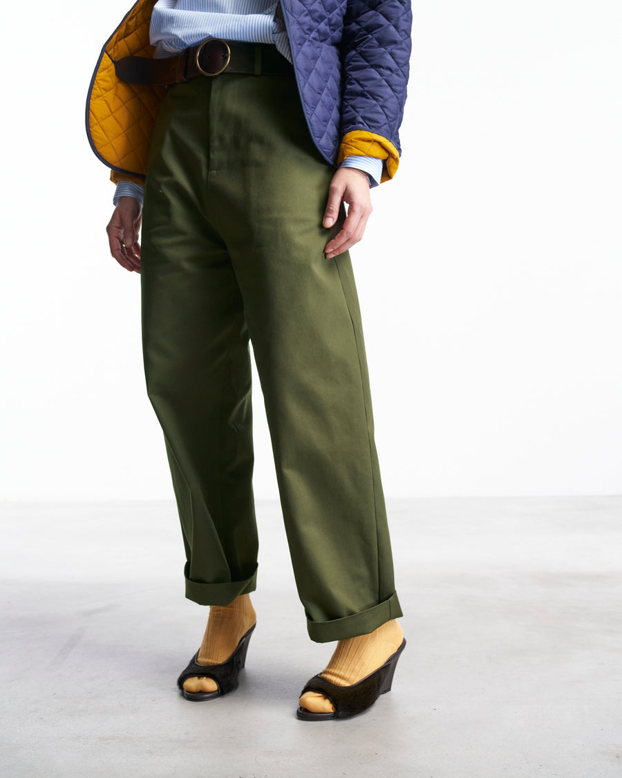 Pantalone Ettore | Cotone Verde