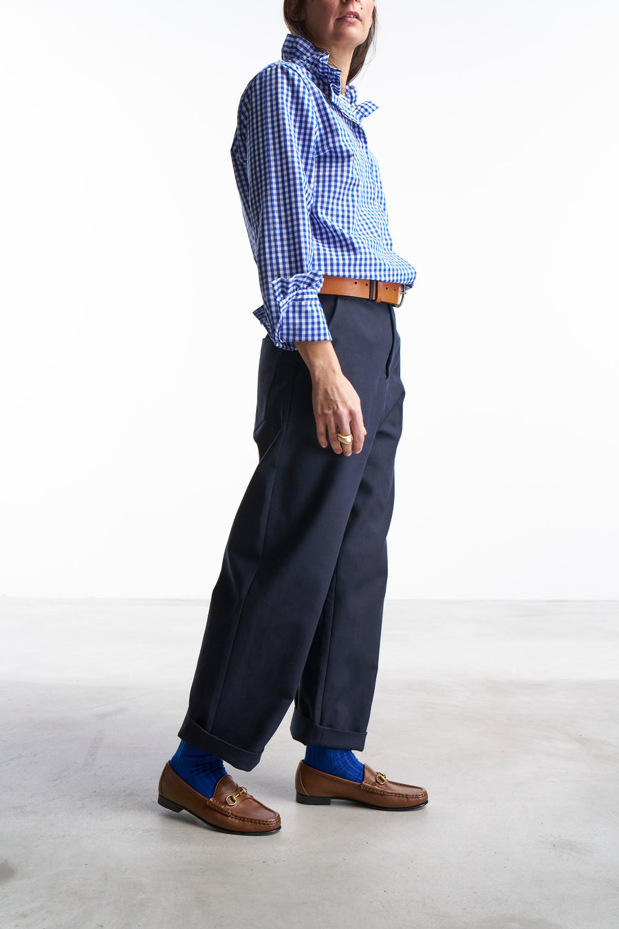 Pantalone Ettore | Cotone Blu