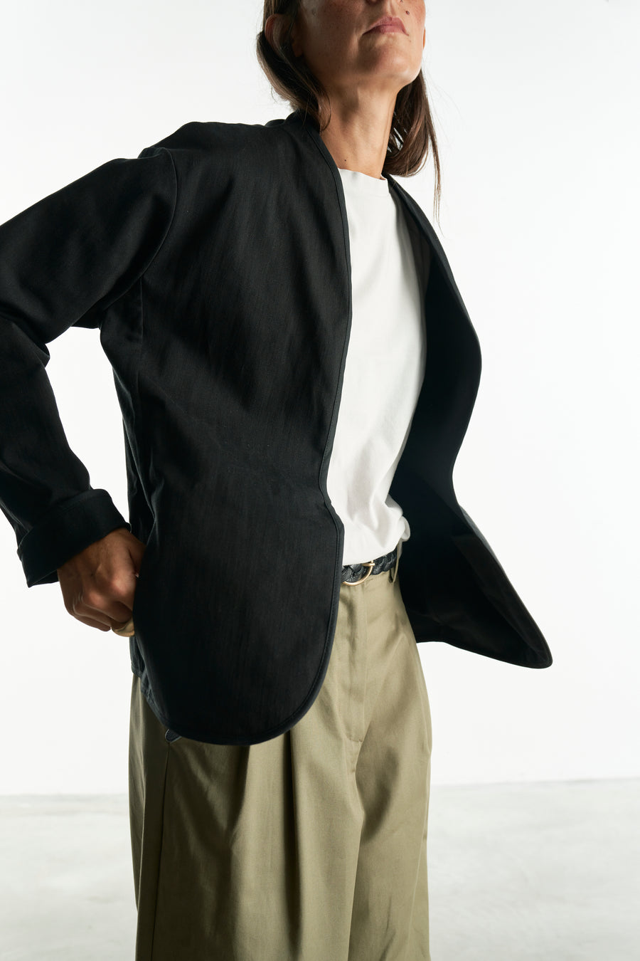 Noragi Jacket | Denim Carbone