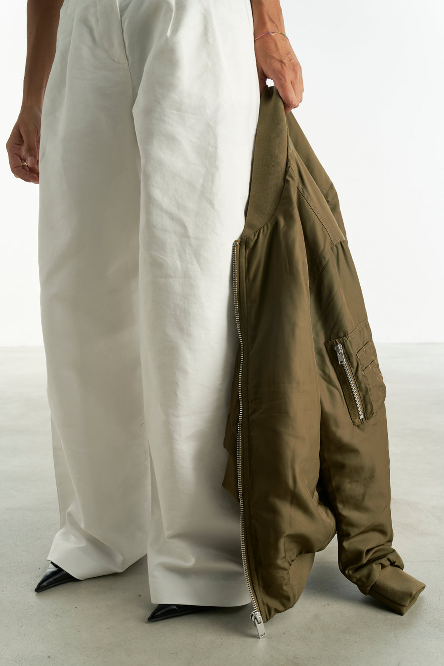 Pantalone Timo  | Denim Bianco