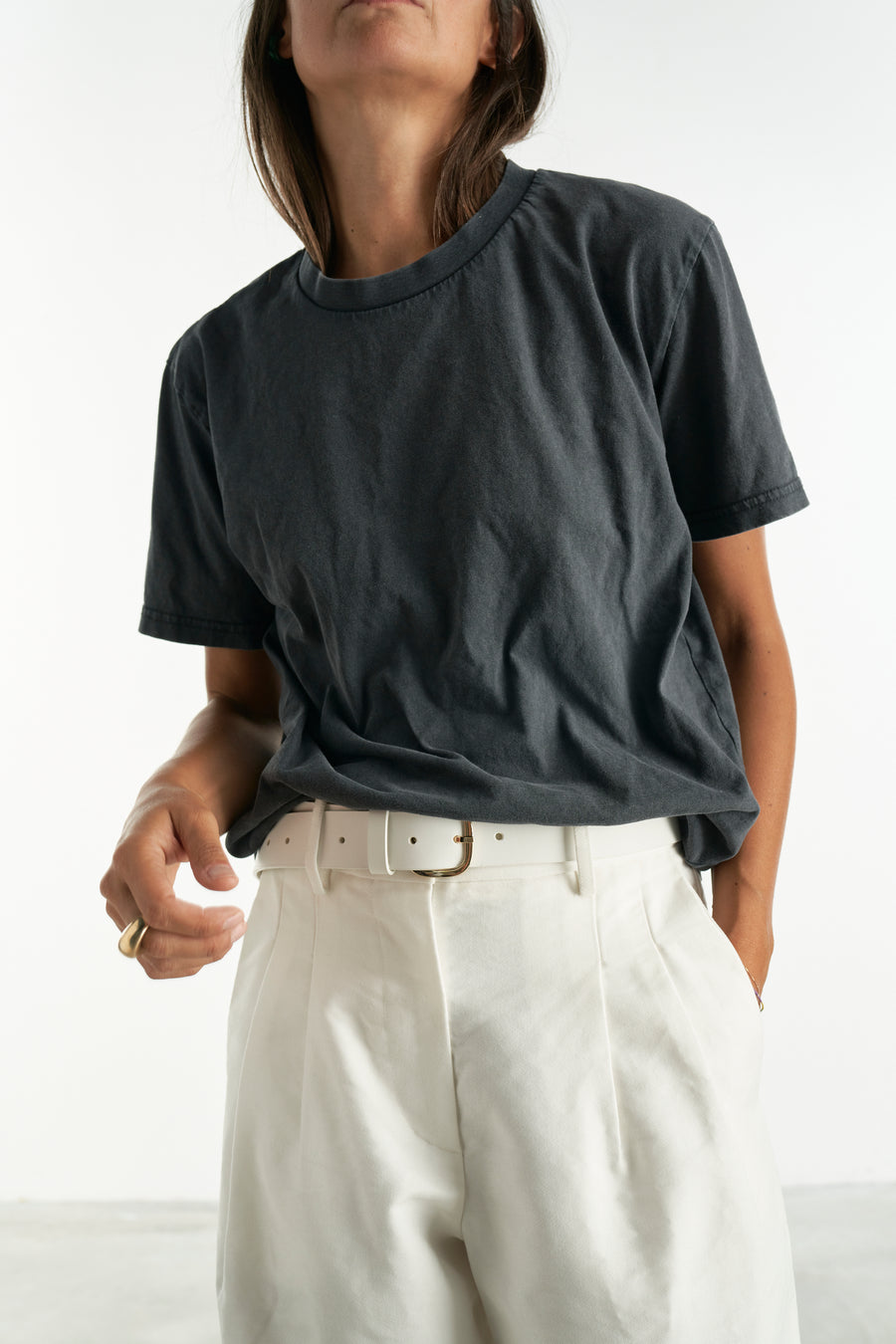 Pantalone Timo  | Denim Bianco