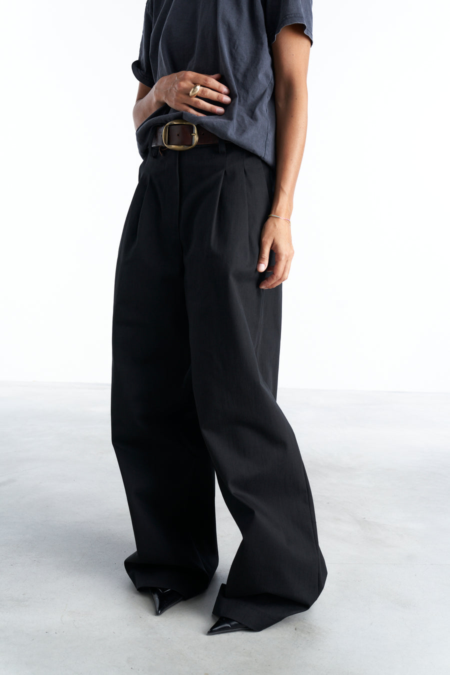Pantalone Timo  | Denim Carbone