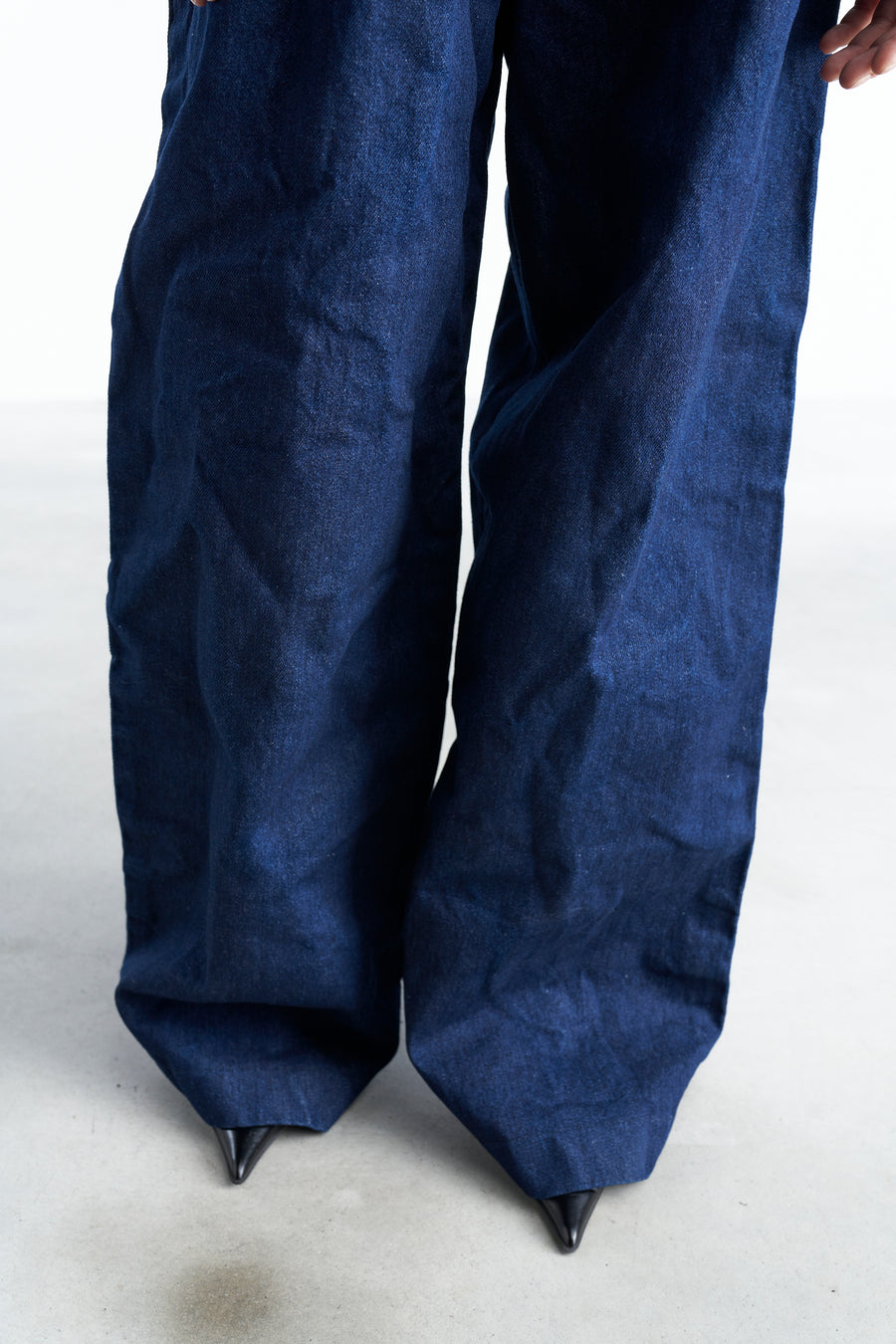 Timo trousers | Blue Navy * Micro Checked