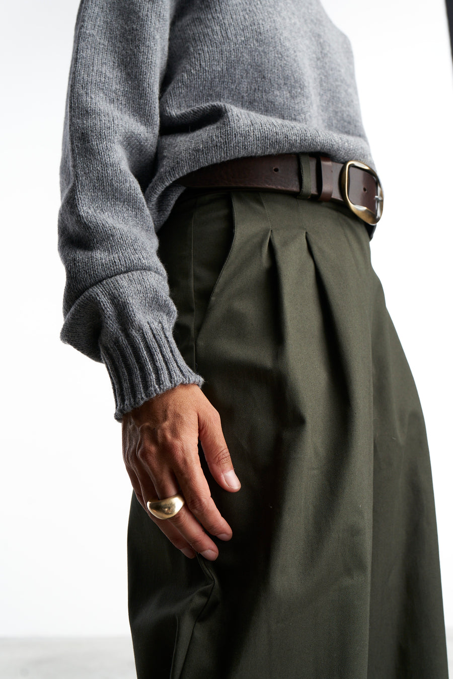 Pantalone Timo | Cotone Verde Bosco