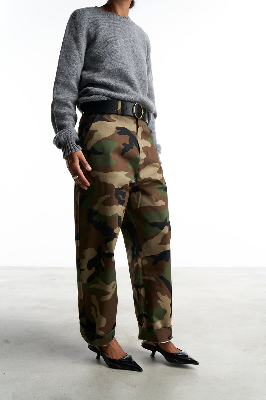 Pantalone Ettore | Cotone Camouflage