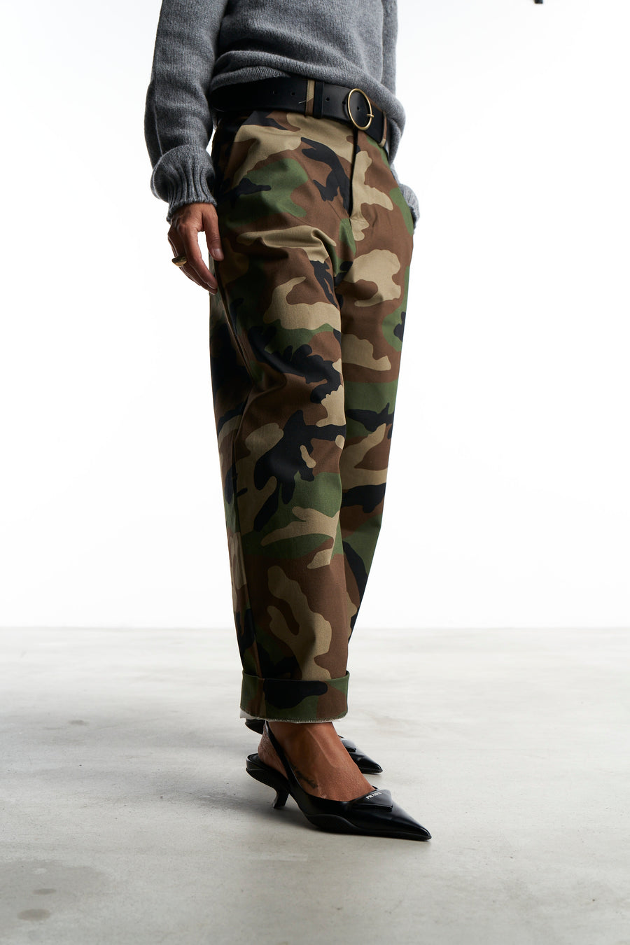Pantalone Ettore | Cotone Camouflage