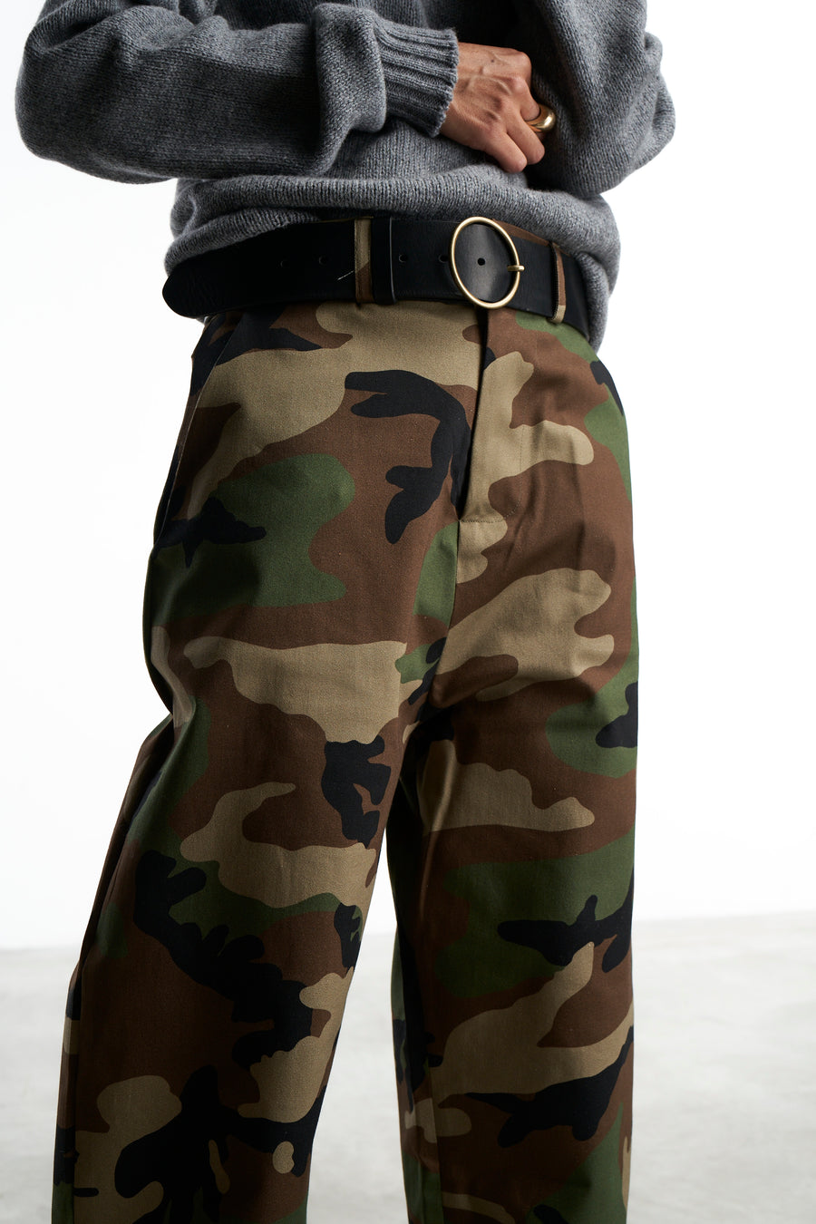Pantalone Ettore | Cotone Camouflage